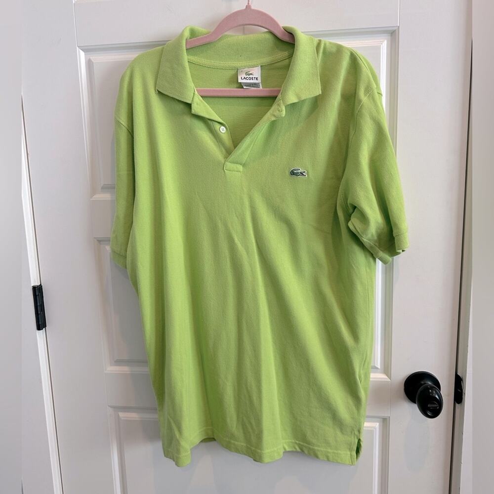 Lacoste Men’s Green Classic Pique Polo Shirt